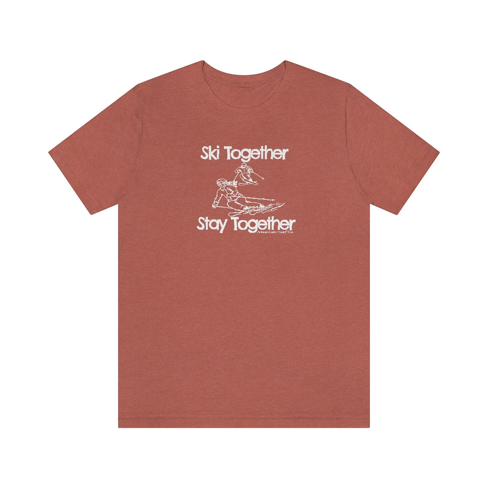 Thumbnail: Ski Together Stay Together - Couple // Men’s T-shirt