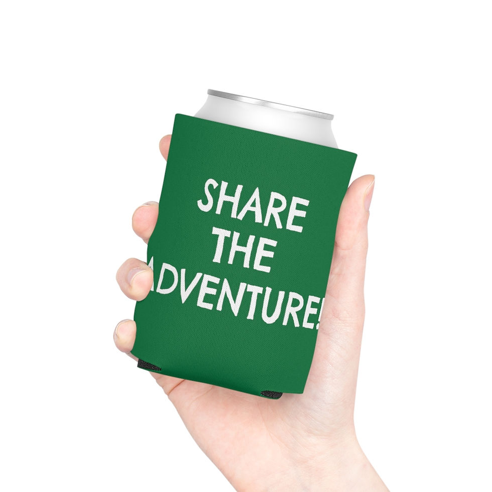 Thumbnail: Koozie - Share the Adventure! - Shaka - Green