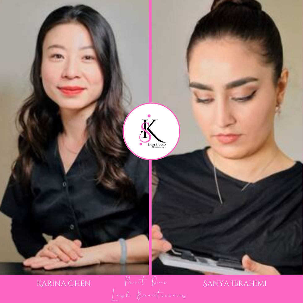 Meet the K & S Lash Studio Team - Karina & Sanya