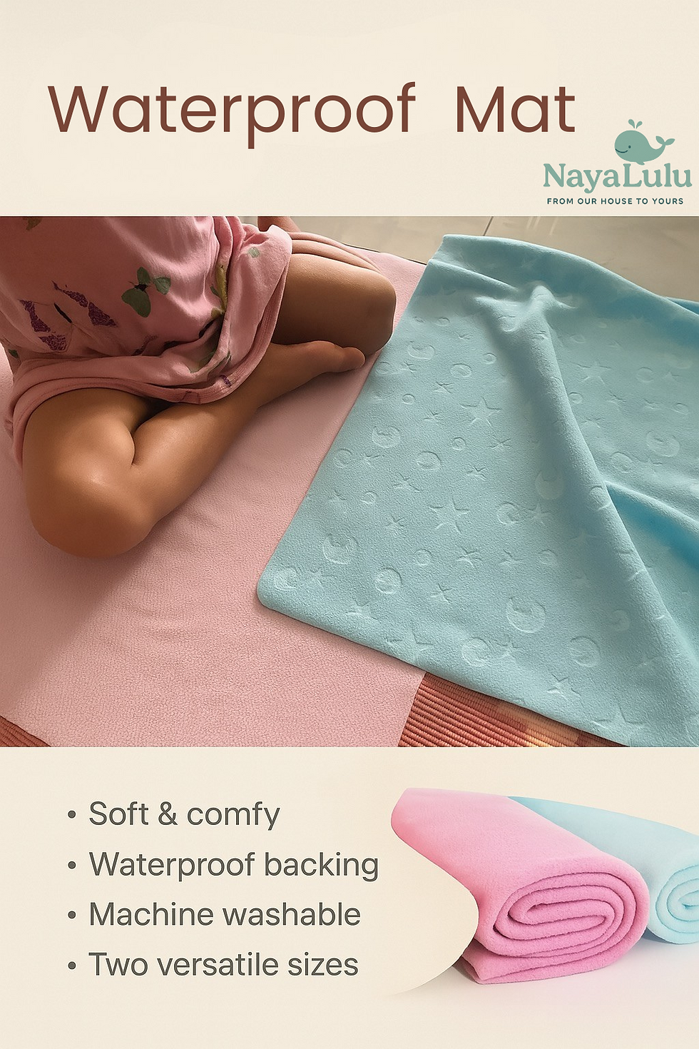 Thumbnail: Multi-Purpose Waterproof Mat Soft Pink