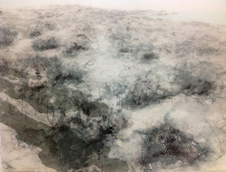 thin washes of ink, monotype