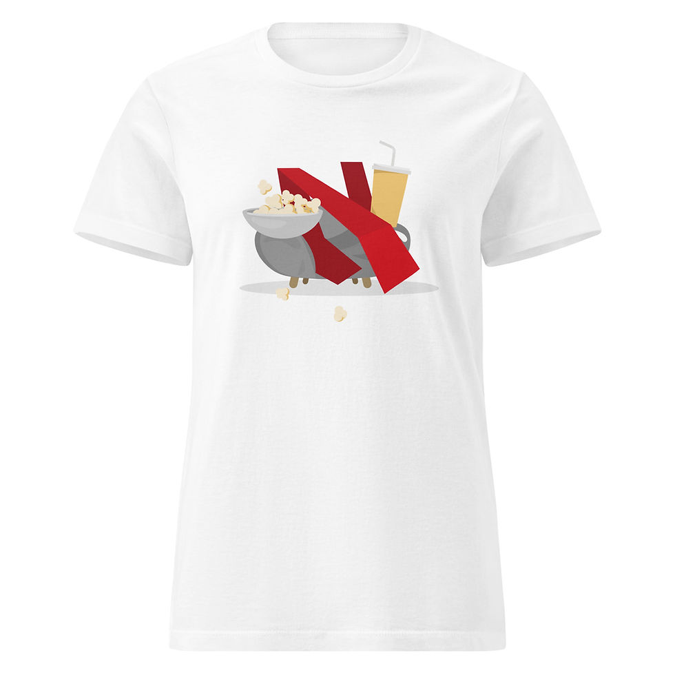 Thumbnail: Netflix & Chill Women’s basic softstyle t-shirt