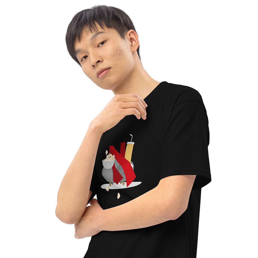 Thumbnail: Netflix & Chill Men’s premium heavyweight tee