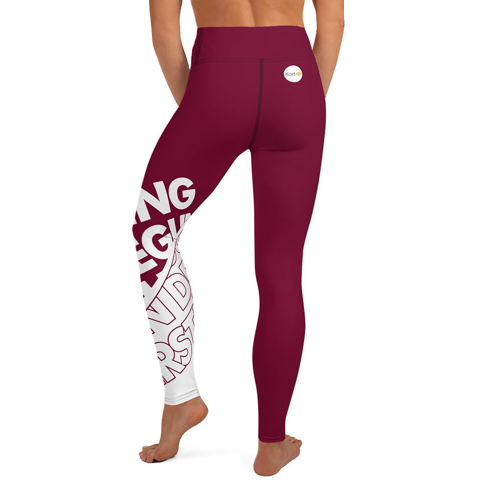 Miniaturbild: Burgundy Kort.X® Leggins lang