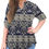 Thumbnail: a.Jesdani Women’s Tops 3/4 Roll Sleeve Shirts V Neck Plus Size Blouses Tunic Top