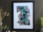 True colors -Original Abstract Alcohol Ink Painting