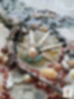 Irish Shores -Handmade seashell collage wall art in resin