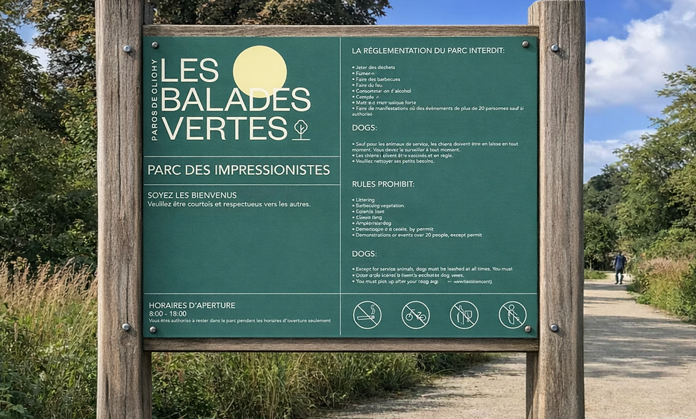 Les Balades Vertes Main Signal - Alicia Galvez