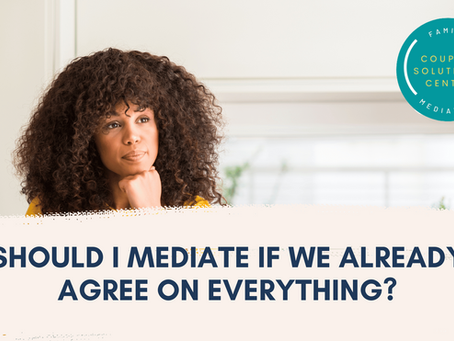 Should I Mediate If We Already Agree on Everything?