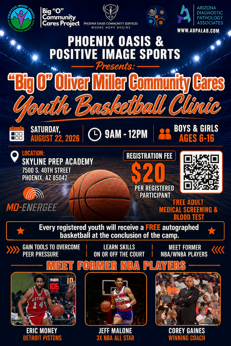 Big O Oliver Miller Community Cares Youth Basketball Clinic