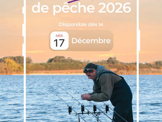 Cartes de pêche 2026 : un an de plaisir en ligne de mire !
