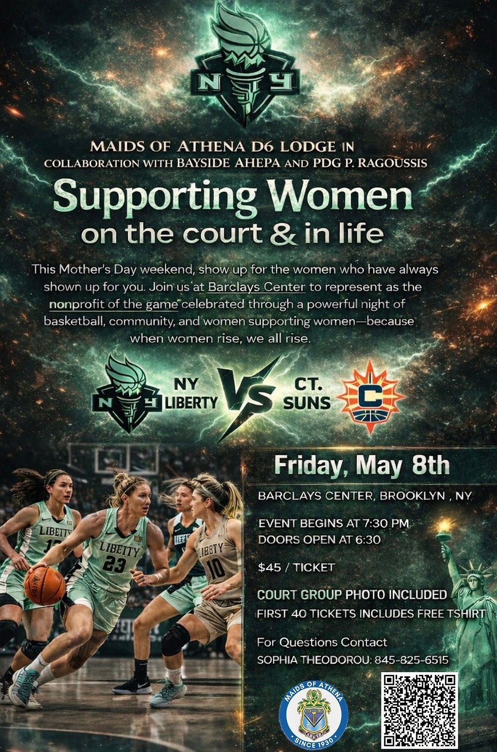 Maids of Athena D6 Lodge Supporting Women