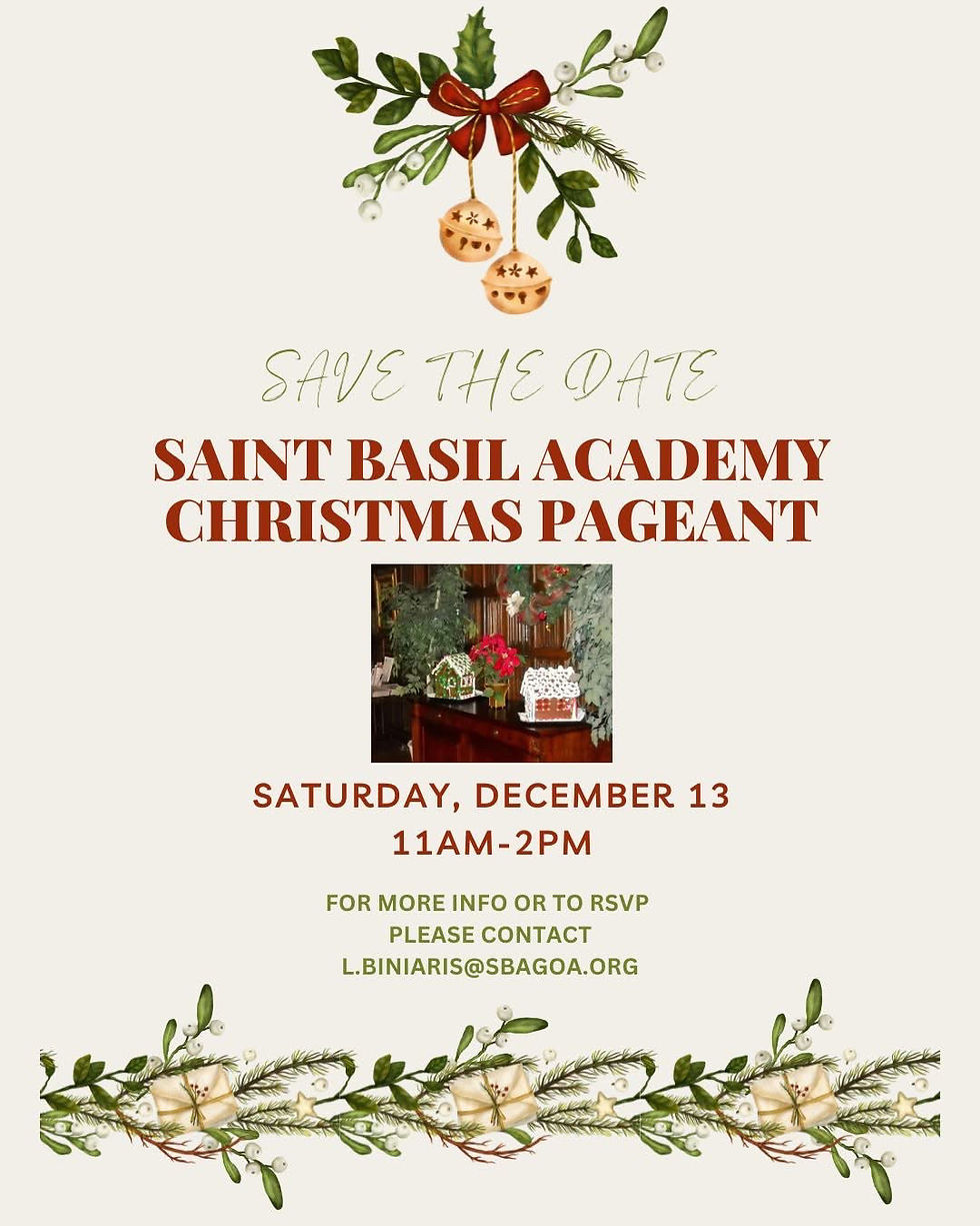 Saint Basil Academy Christmas Pageant