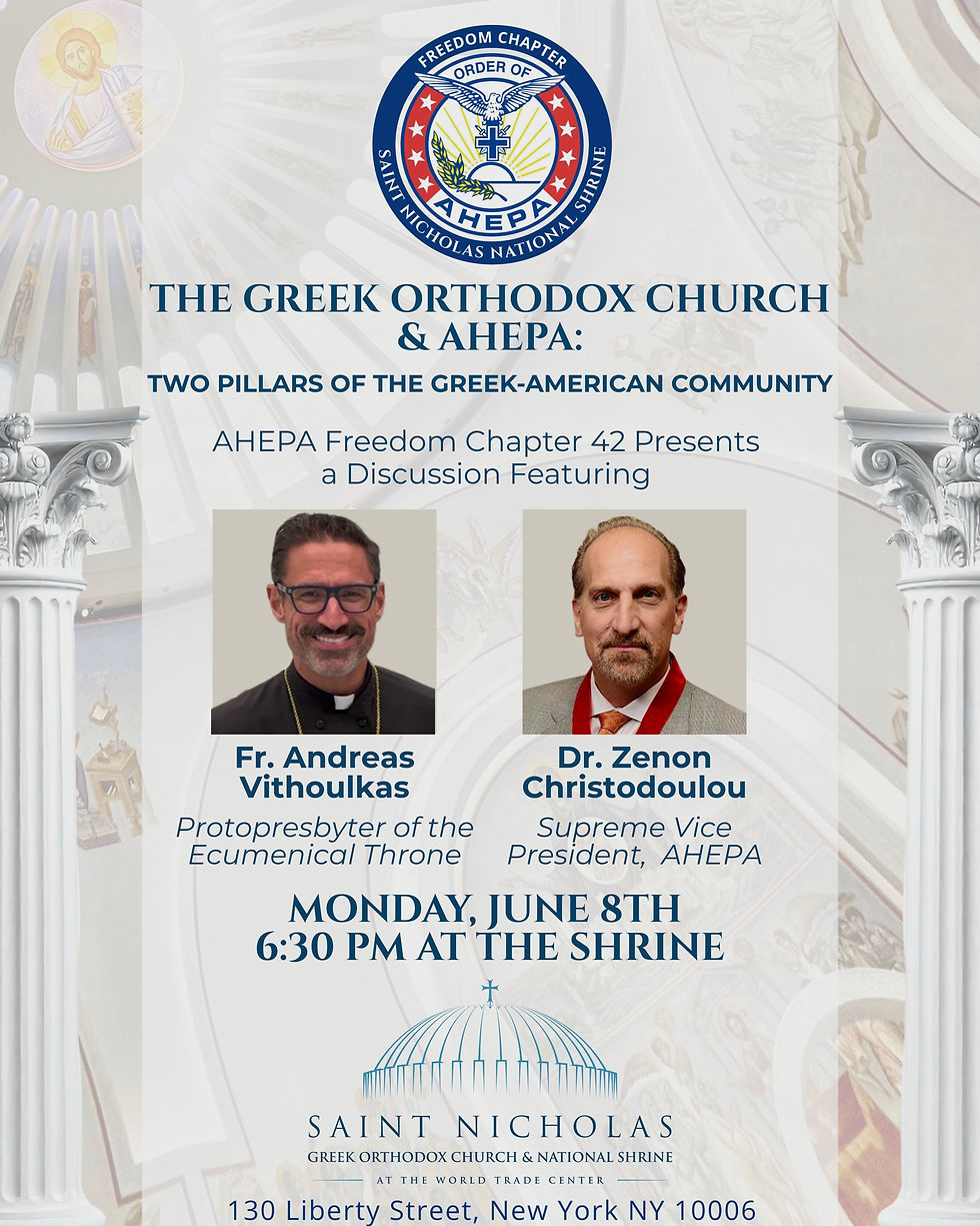 The Greek Orthodox Church & AHEPA: Two Pillars of the Greek-American Community