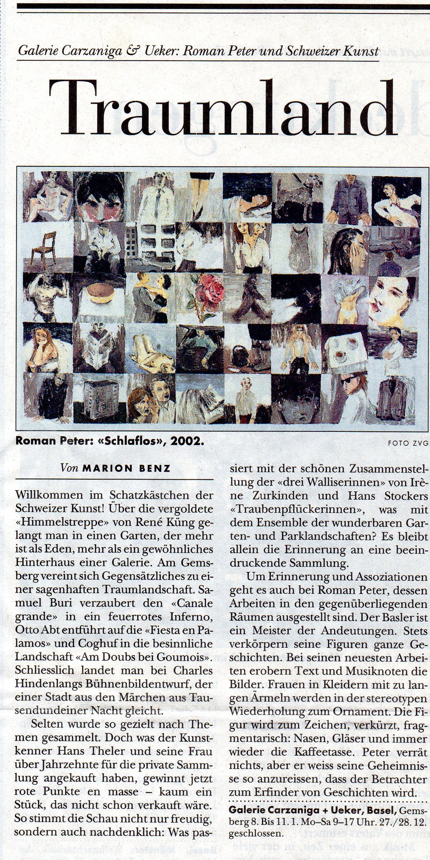 Dezember 2002, Basler Zeitung