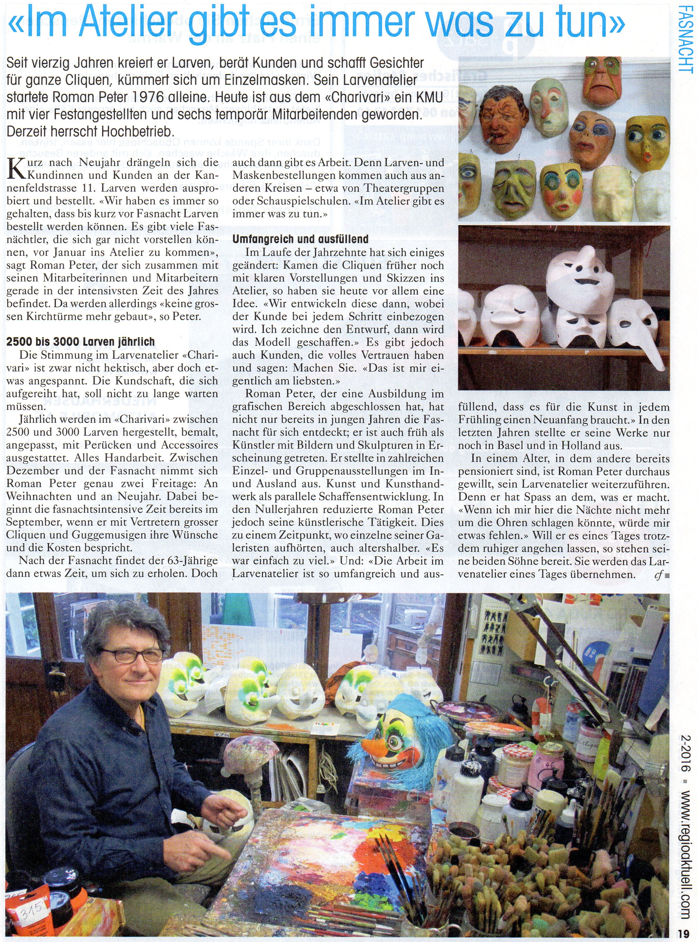 Februar 2016, Regio Aktuell