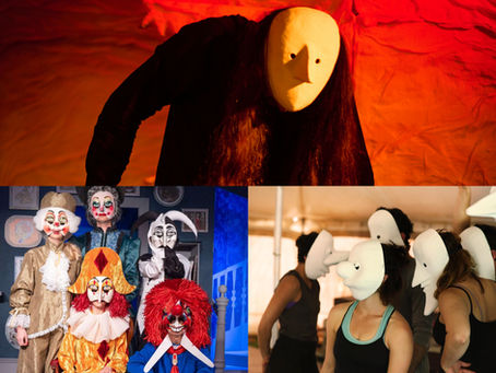 Theaterlarven in der Praxis: Körper, Bewegung und Bühne