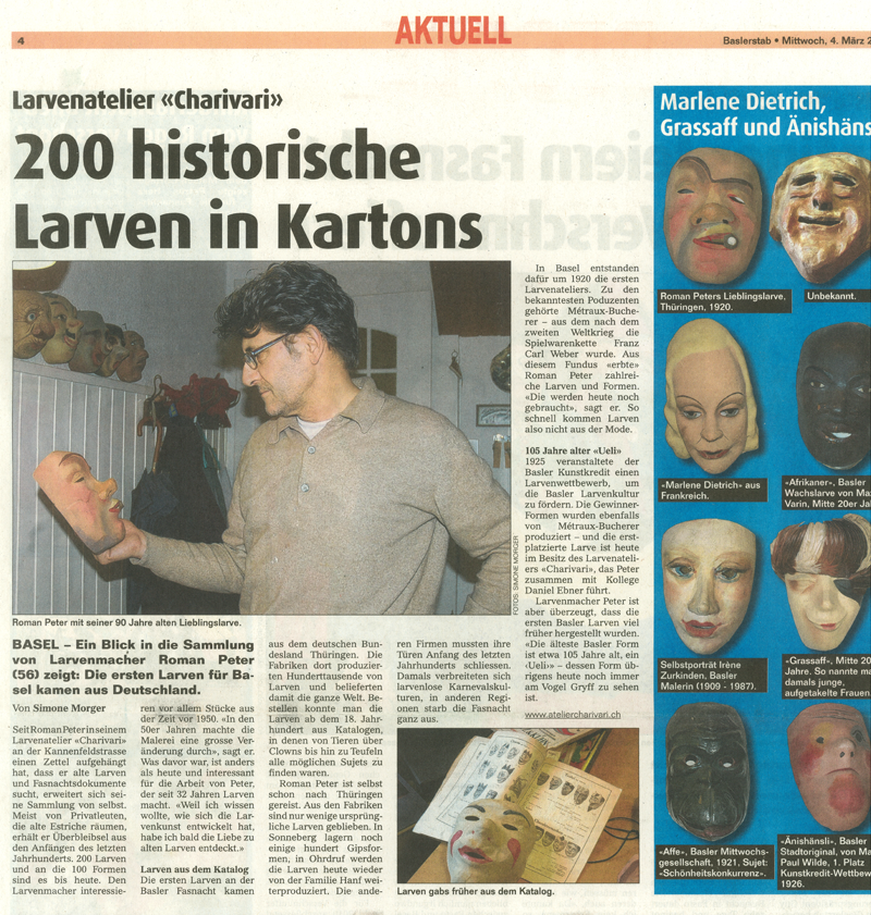 März 2009, Baslerstab