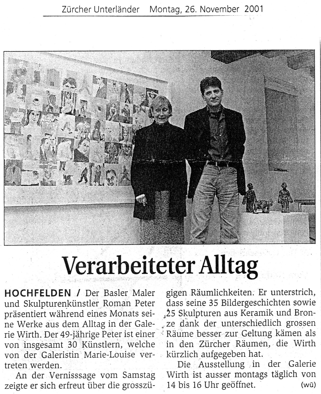 November 2001, Zürcher Unterländer