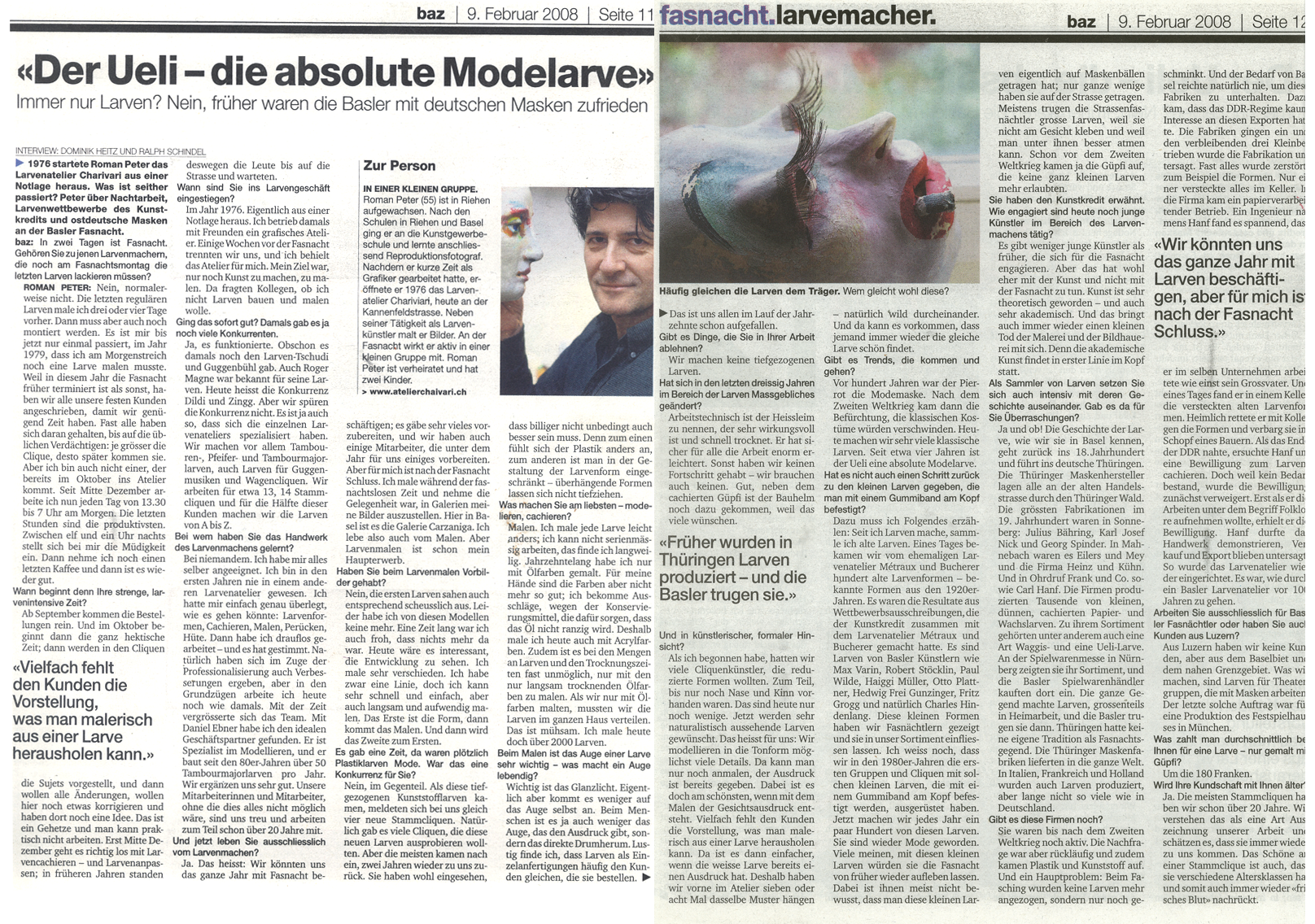 Februar 2008, Basler Zeitung