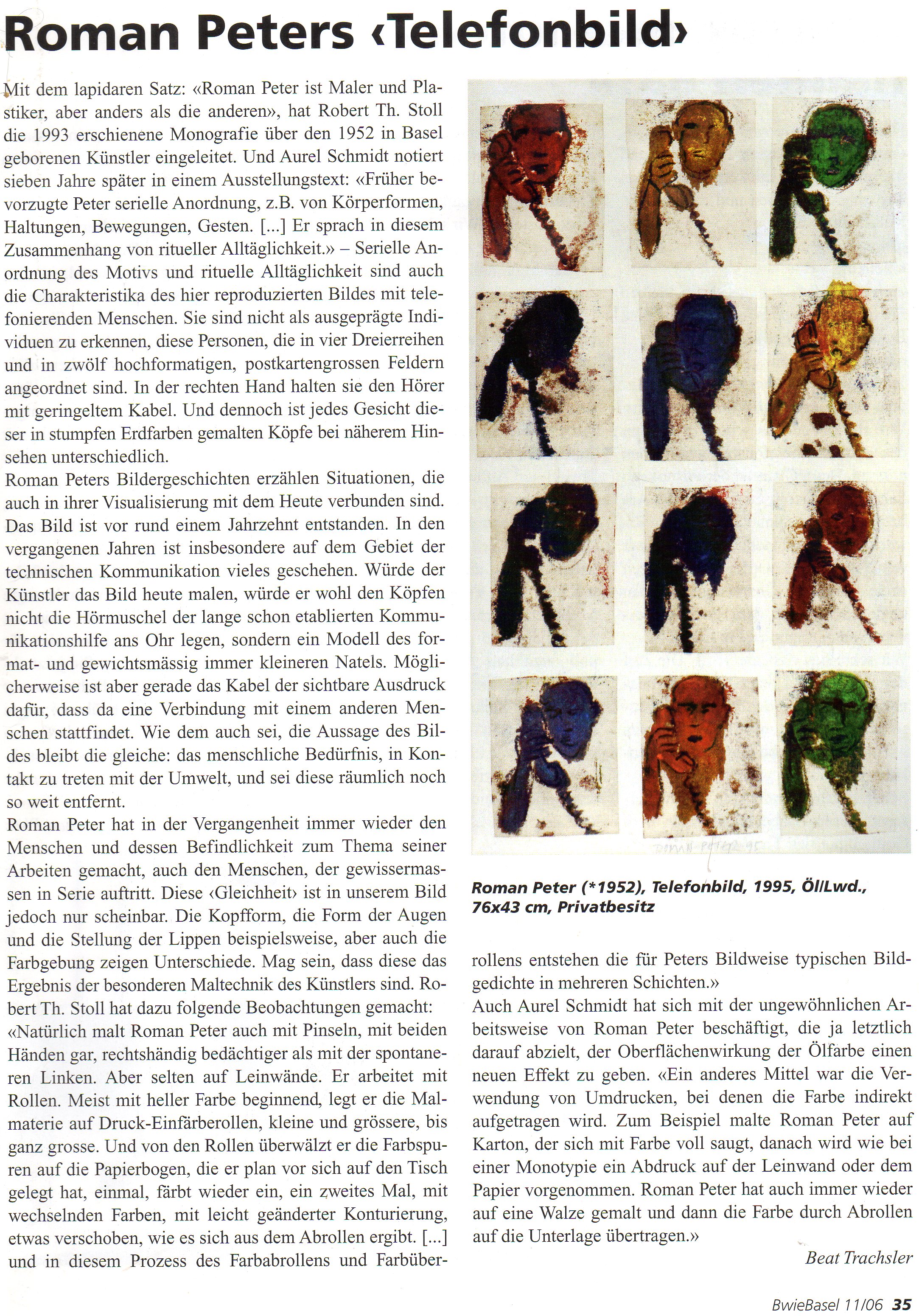November 2006, B wie Basel