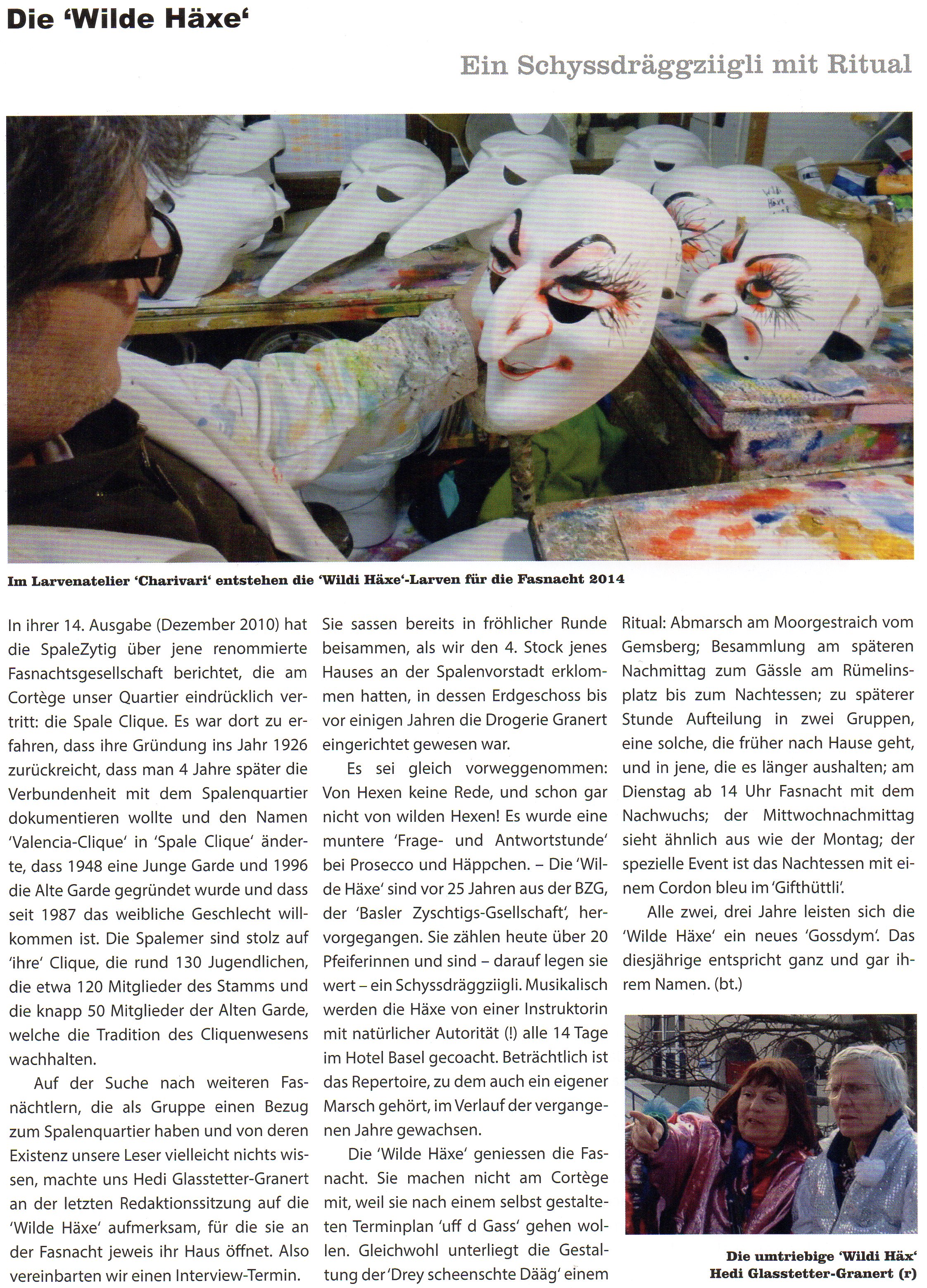 2014, SpaleZytig