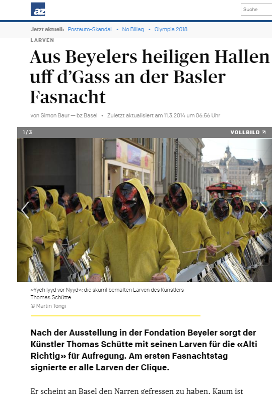 März 2014, Aargauer Zeitung