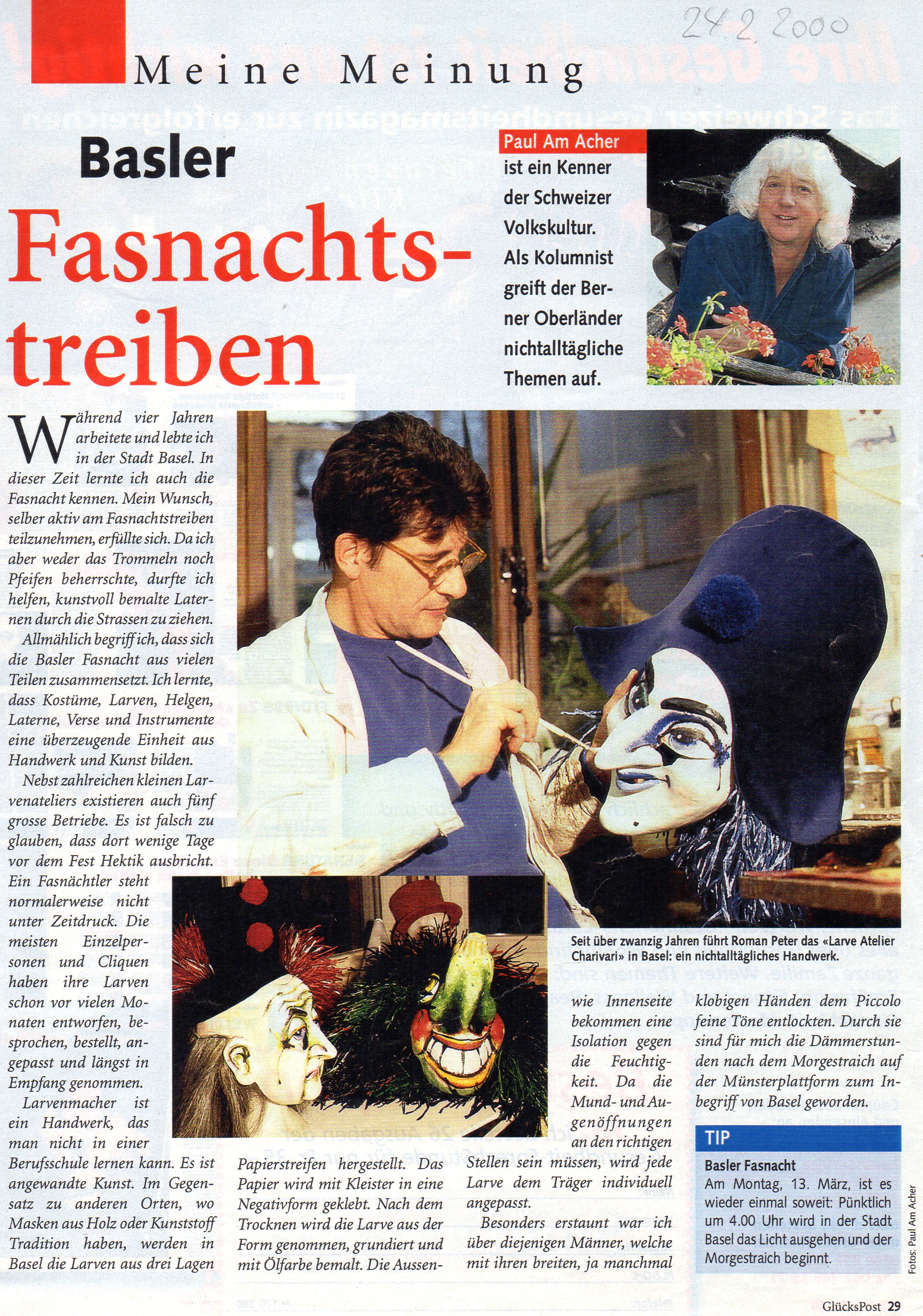 Februar 2000, Glückspost