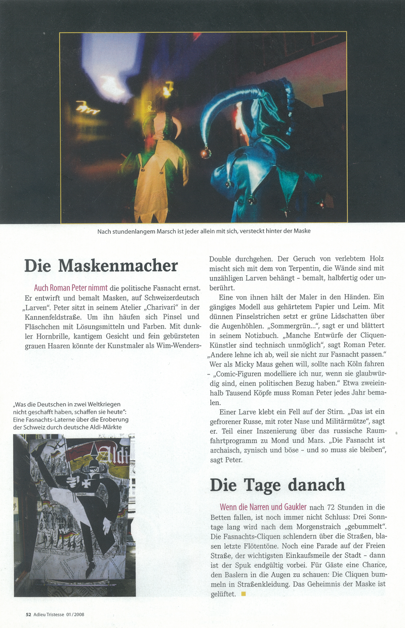 Januar 2008, Adieu Tristesse