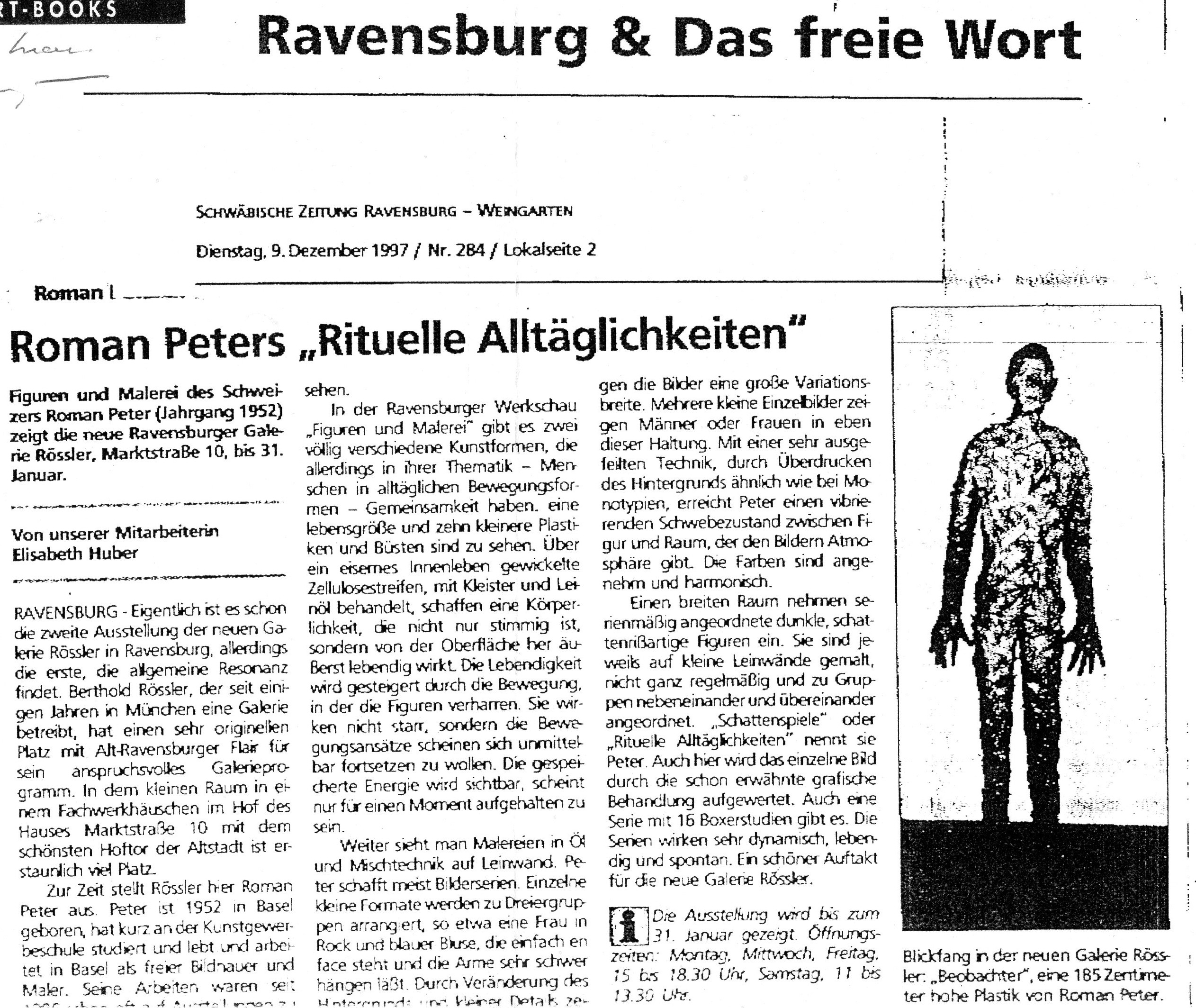 Dezember 1997, Schwäbische Zeitung