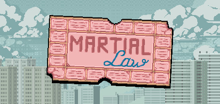 The logo of 'Martial law'.