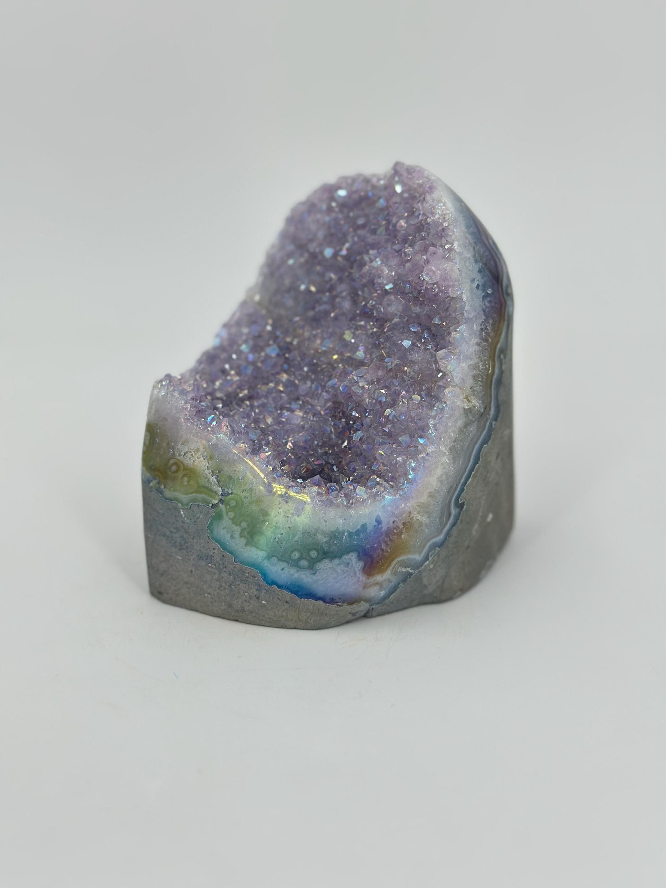 Raw Amethyst Crystal – Freeform Healing Stone, Crown Chakra