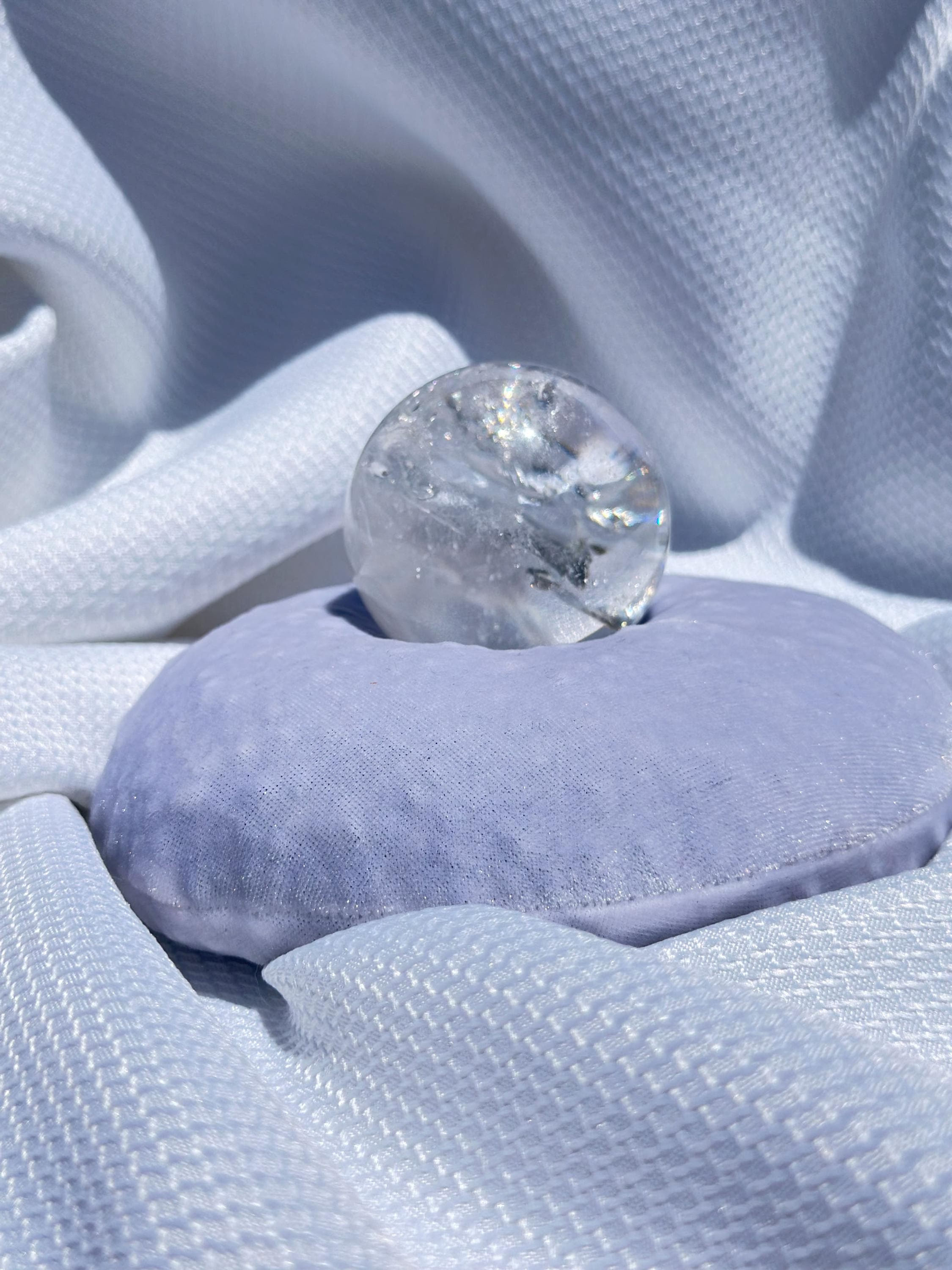 Lemurian Quartz Polished Sphere