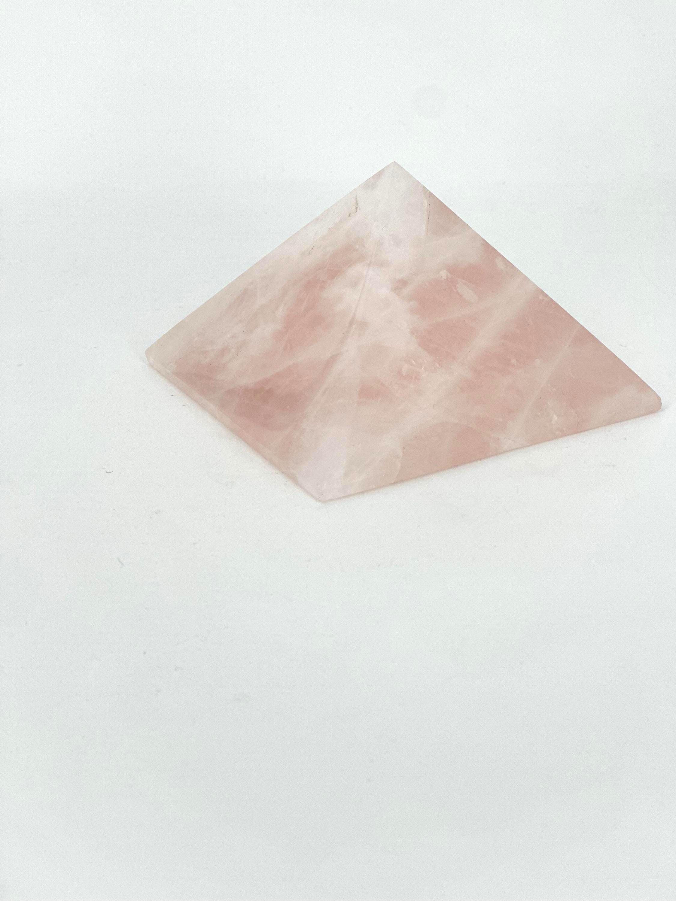 Brazilian Rose Quartz Pyramid