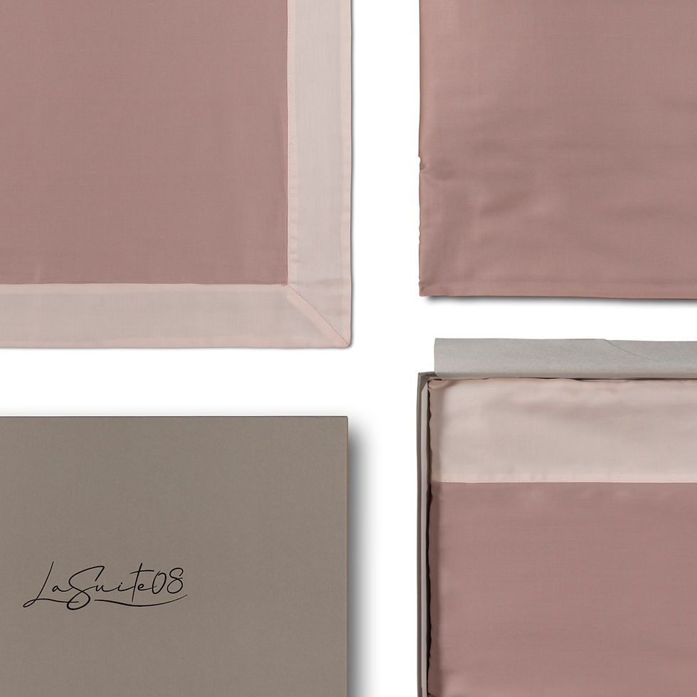 Miniatura: Completo Lenzuola Luxury 300 fili - Rosa meilland