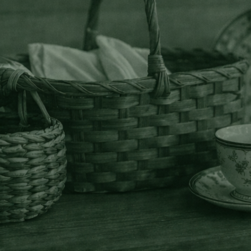 Multiple woven baskets of different sizes