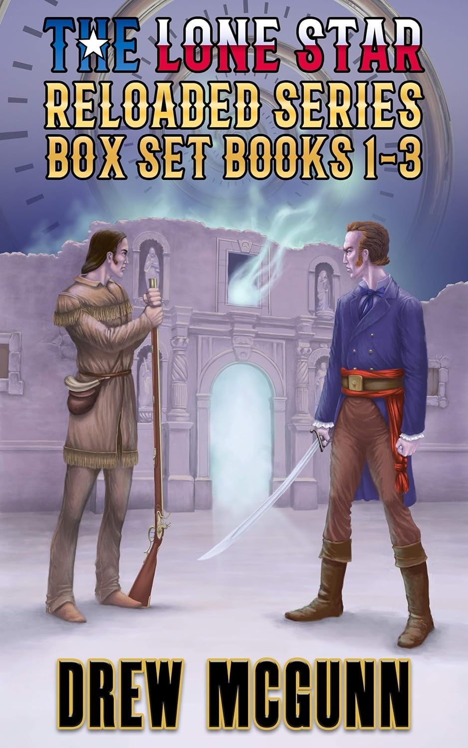 The cover for the collected first half of Lone Star Reloaded. Cover courtesy Amazon.