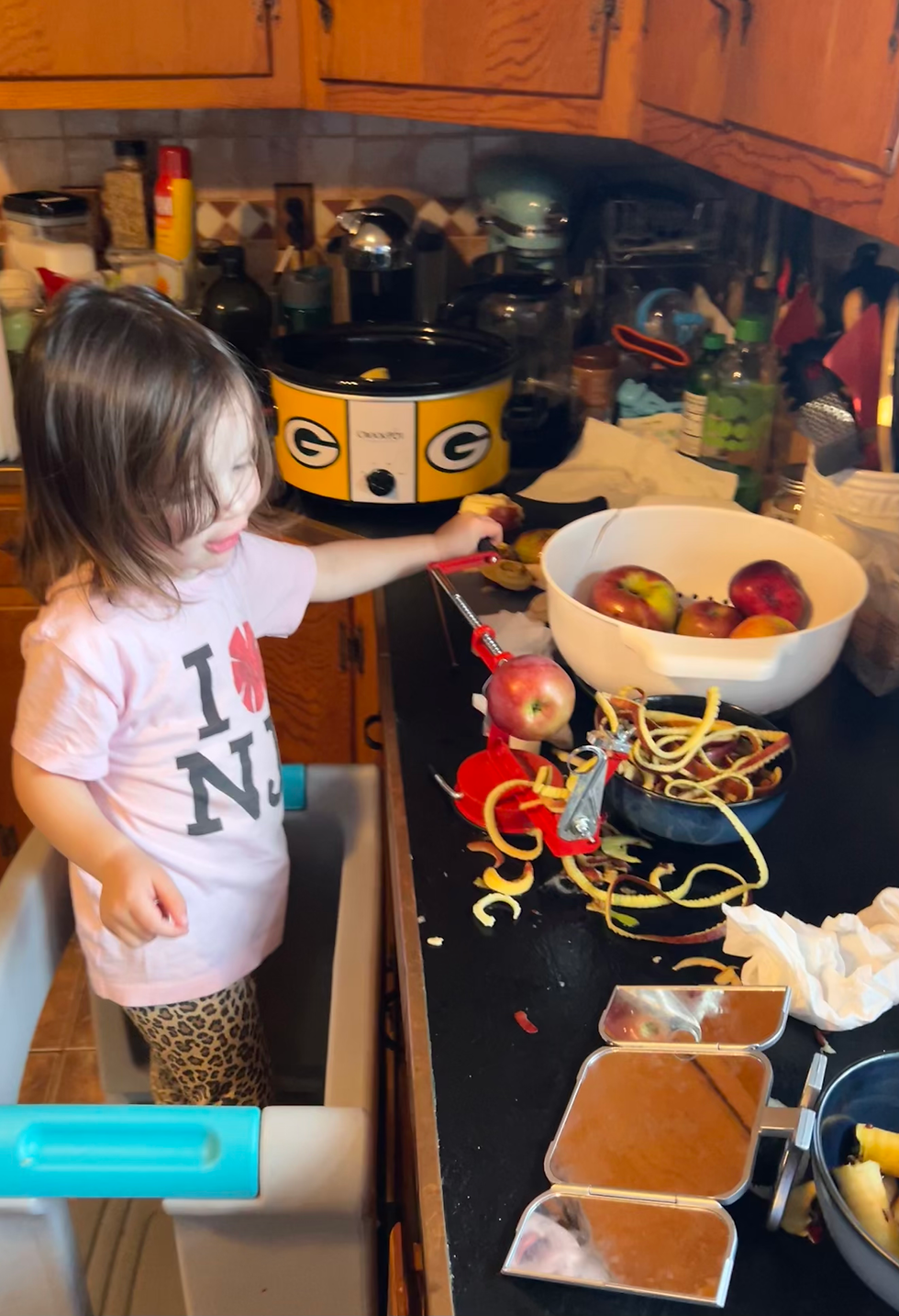 Cooking is normally a relaxing activity for me, but this chaos might be even better.