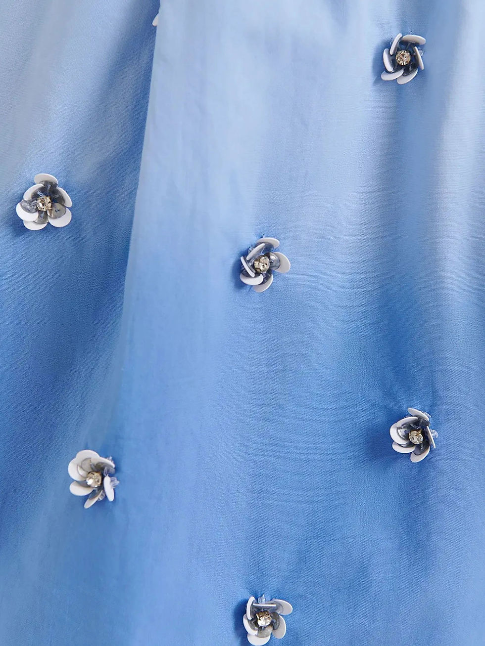 Miniatura: Mini short azul  con adornos flores.   Essentiel Antwerp