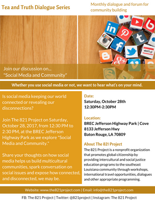 Tea and Truth Dialogue Series: Social Media and Community