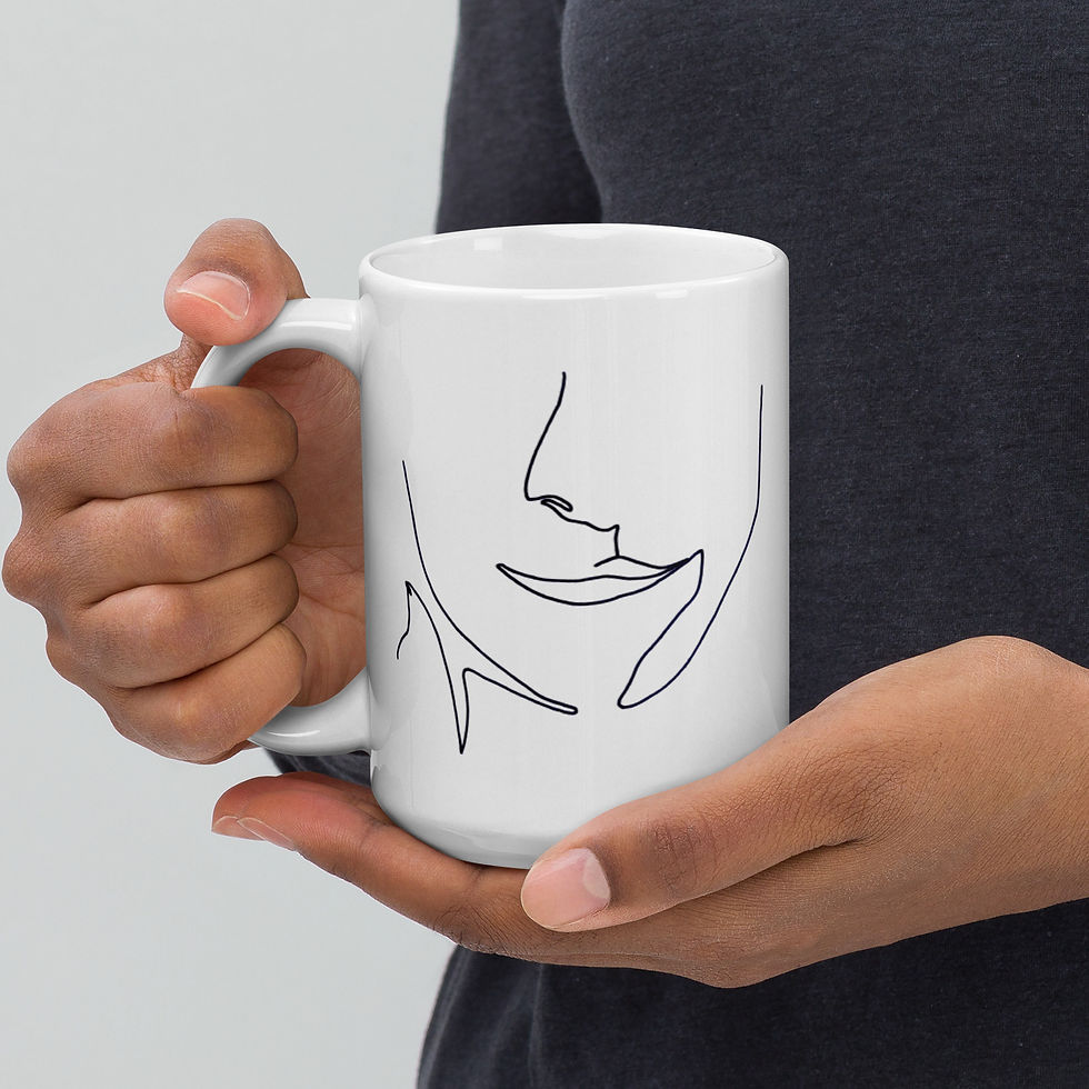 Thumbnail: Uniquely Unilateral Double-Sided Ceramic Mug
