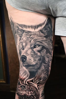 wolf tattoo