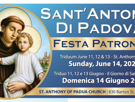 Sant' Antonio Di Padova Festa Patronale June 14