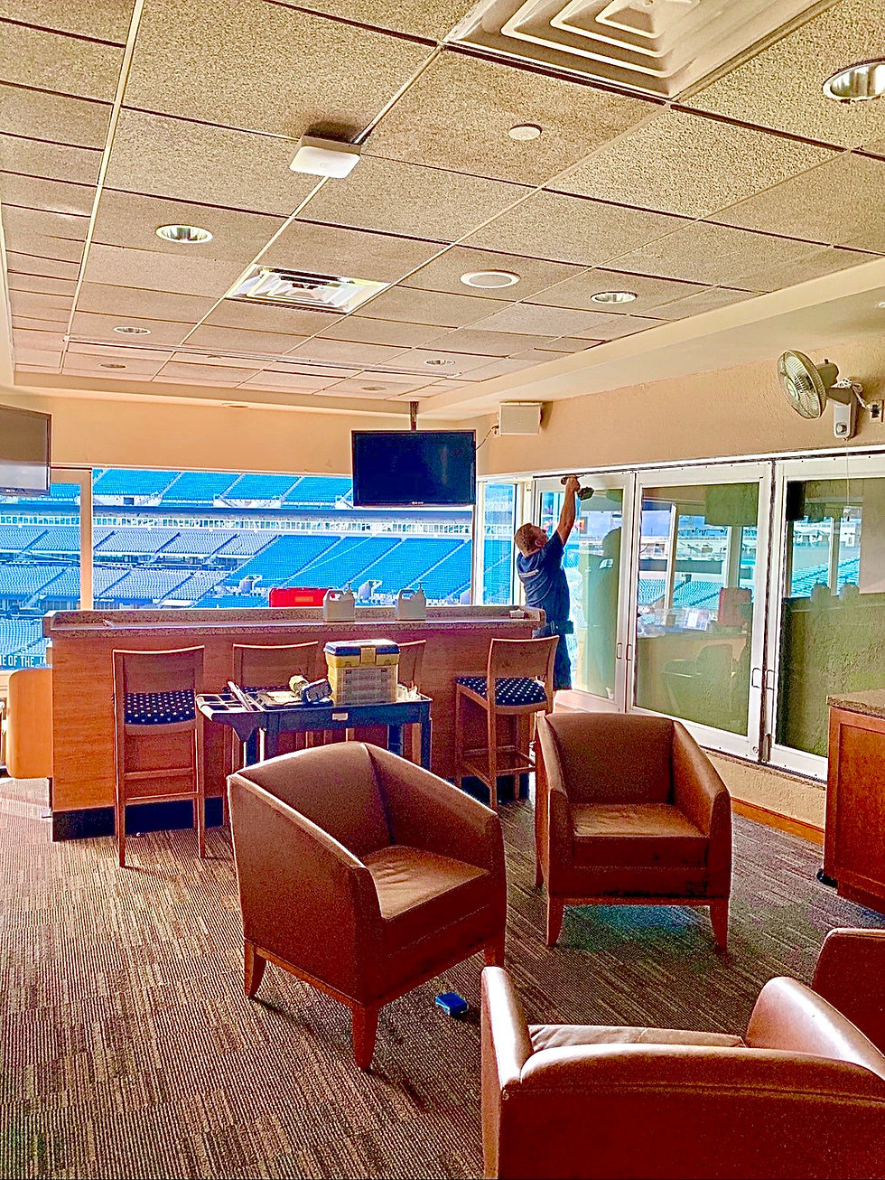 Jaguar Stadium Suites Sliding Glass Wall Preventative Maintenance