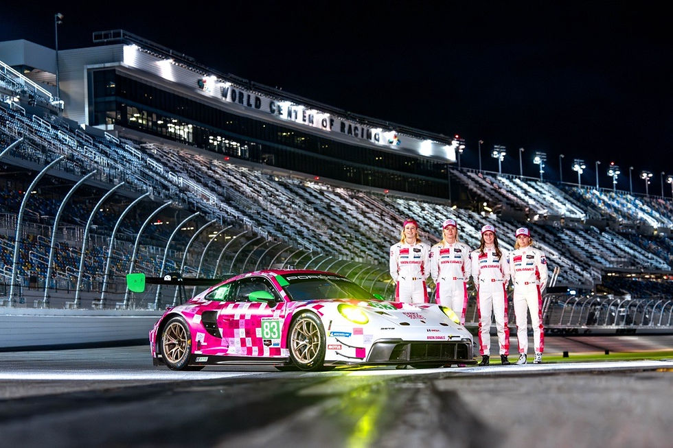 Michelle Gatting, Rahel Frey, Sarah Bovy, Karen Gaillard, Iron Dames Porsche, IMSA, Rolex 24 Hours Daytona 2025