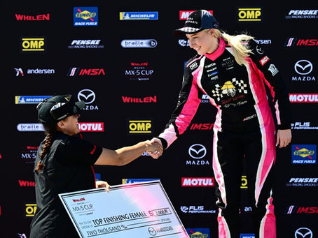 Mazda MX5 Cup: Ellie Gossett takes top Female Finisher awards at Mid Ohio