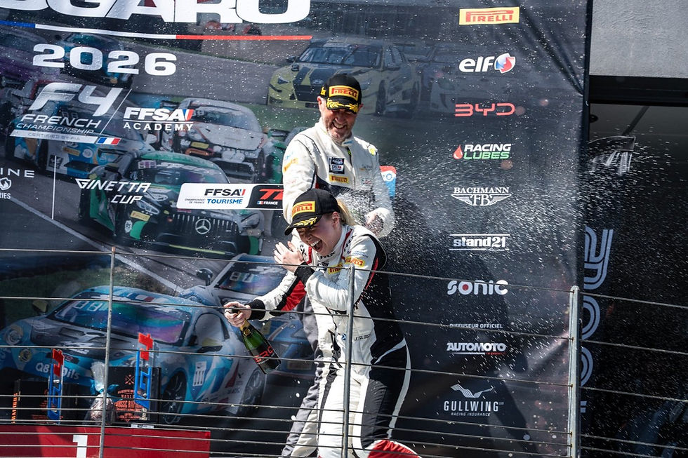 Jodie Sloss makes French GT return with second place, double class podium in Nogaro