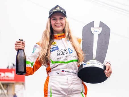 IRL: Fabienne Wohlwend scores podium at season opener in Kari Motor Speedway