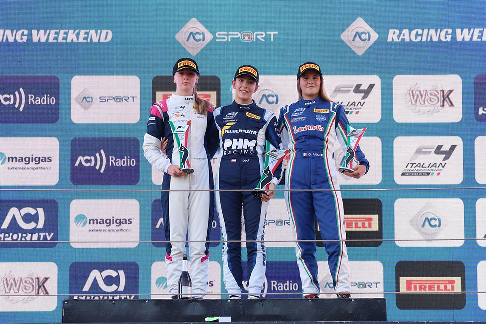 Italian F4: Emma Felbermayr dominates Female Trophy in Imola, keeps class standings lead