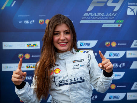 CecÃlia Rabelo makes history with double pole position, equals personal best in F4 Brazil